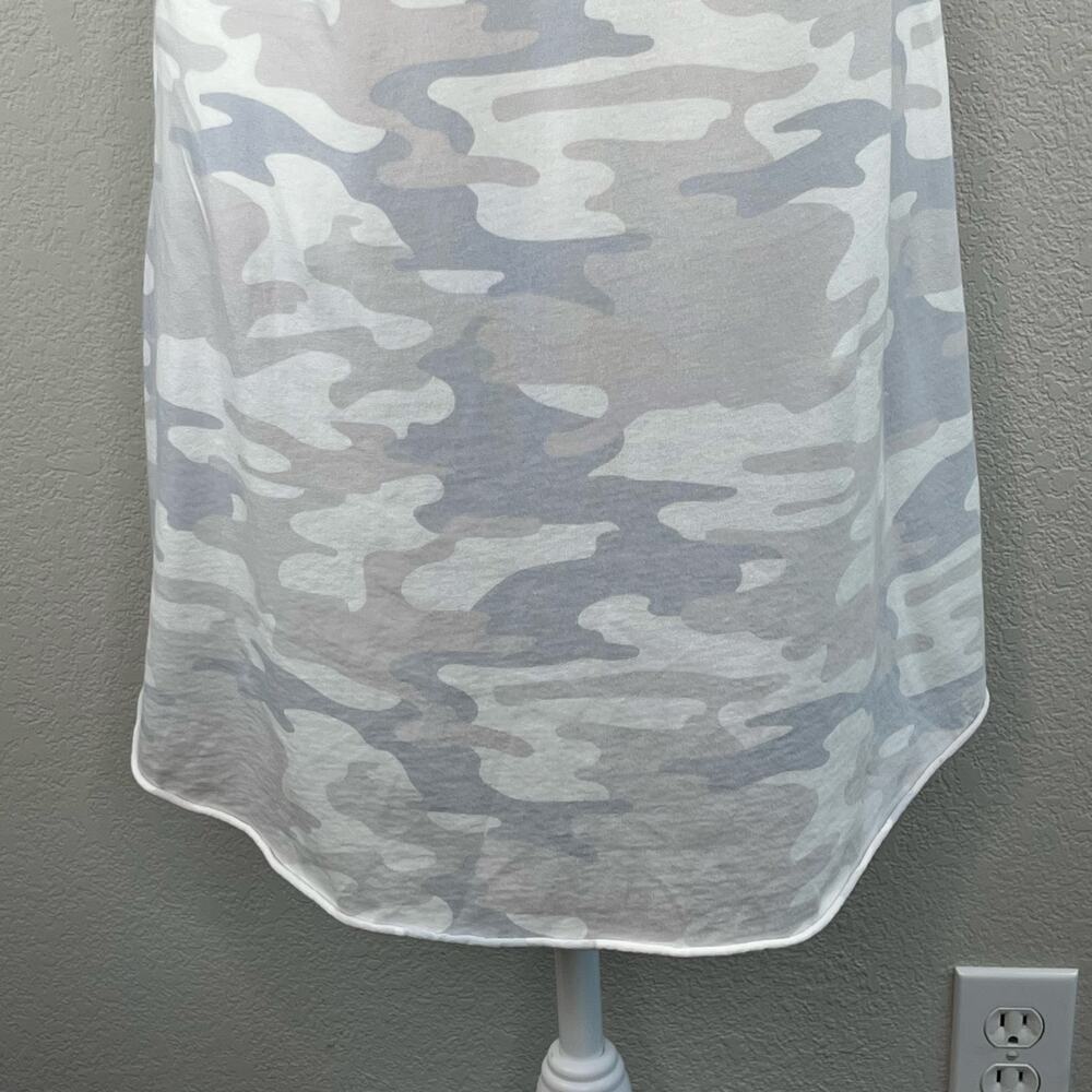 Z Supply Camo Avery Tank Dress Dove Gray Sleeveless Mini Cotton Casual NWT Large - Picture 8 of 13